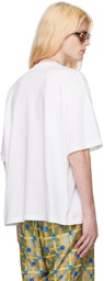 Marni White Dripping T-Shirt