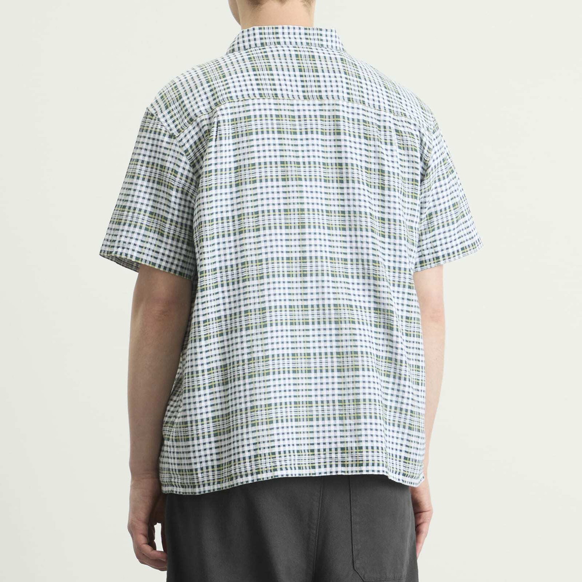 YMC Men's Cotton Check Malick Shirt in Multi