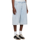 Entire Studios Blue Spar Shorts