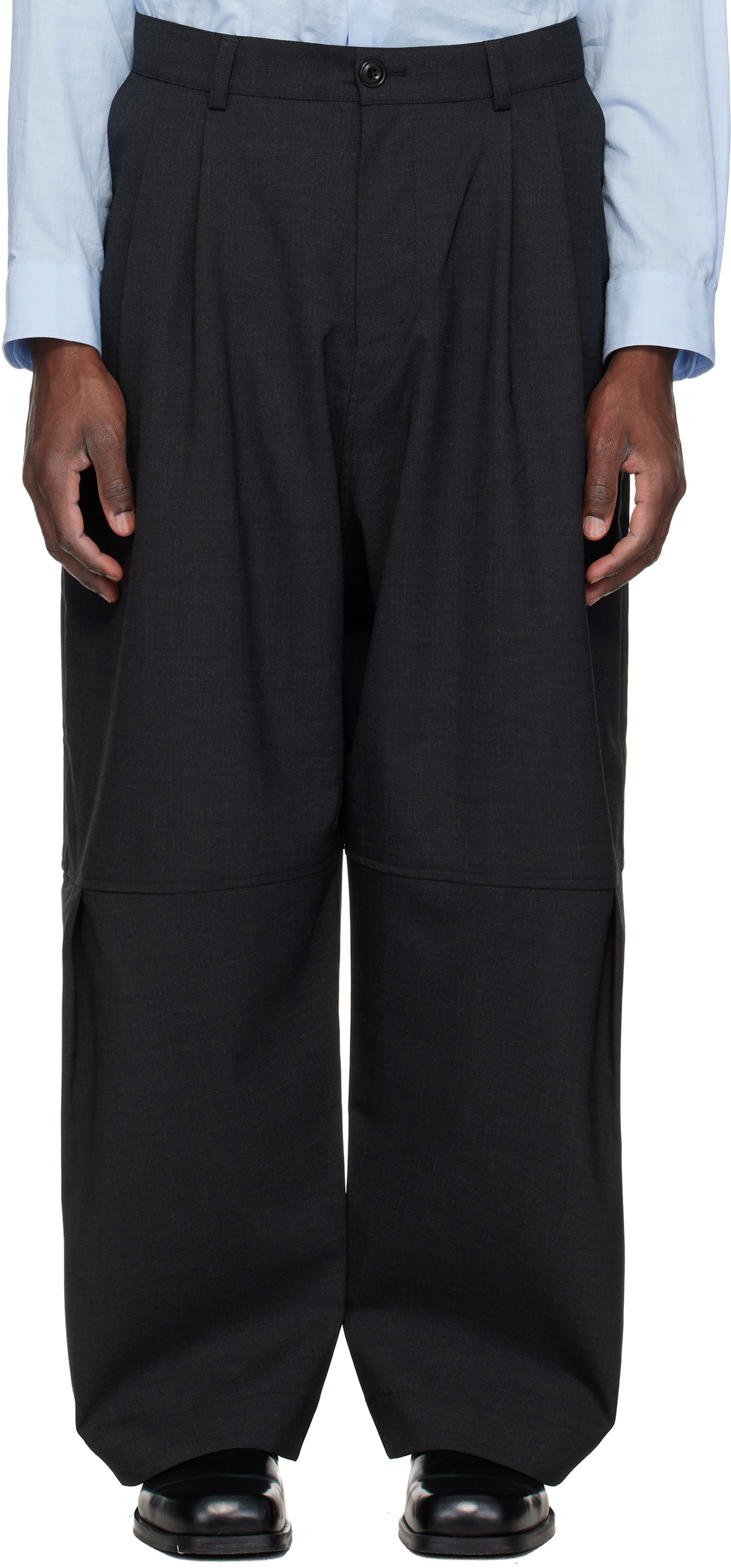 【SAGE NATION】BOX PLEAT TROUSER Box Pleat Trouser - Khaki Green – SAGE NATION