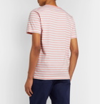 Albam - Striped Cotton-Jersey T-Shirt - Pink