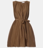 Velvet Margot cotton and silk voile minidress