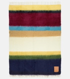 Loewe - Striped mohair and wool blanket