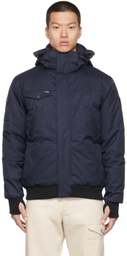 Nobis Navy Stanford Bomber Jacket