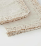 Once Milano Set of two fringed napkins
