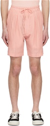 TOM FORD Pink Pleated Shorts