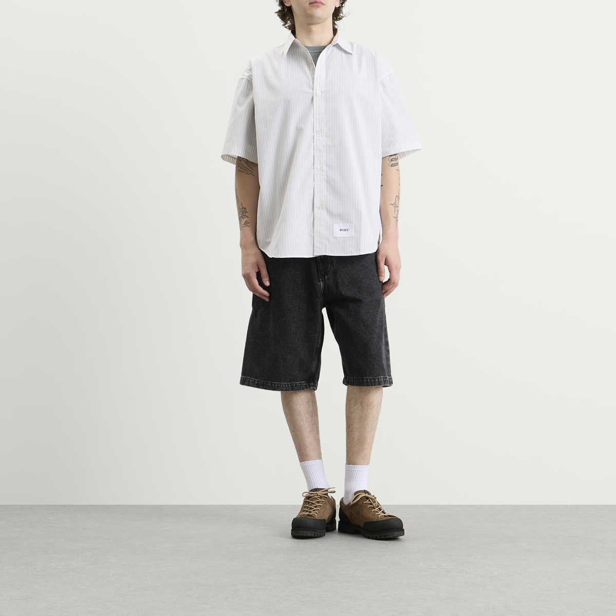 WTAPS Men's Txt 02 Ss in Gray