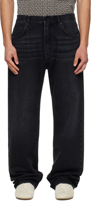 Photo: Balmain Black Loose Jeans