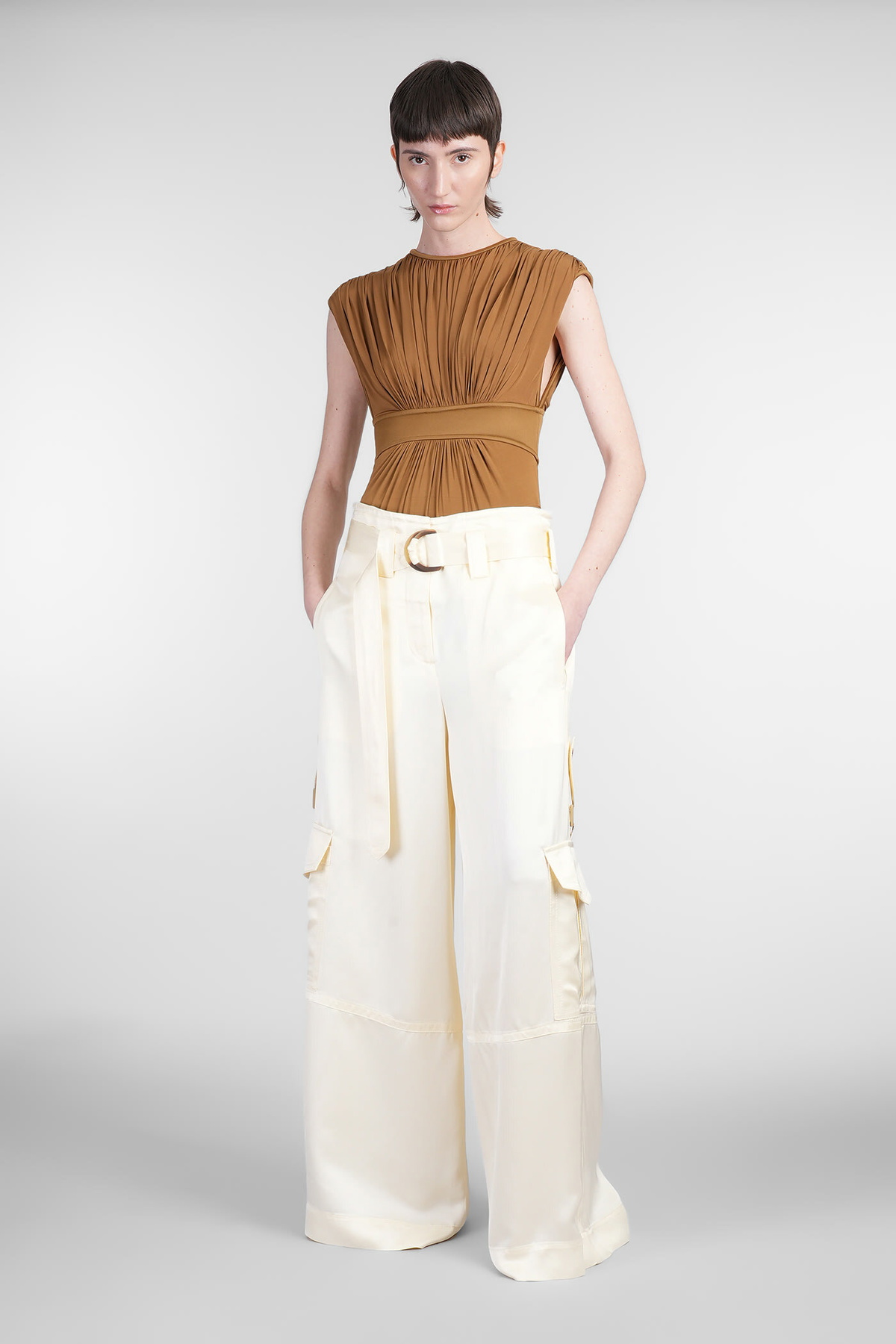 【送料&関税込】Zimmermann Pants In Yellow Viscose Zimmermann Pants In Yellow Viscose Zimmermann