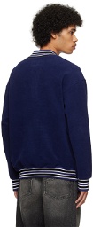 Rhude Navy Varsity Sweater