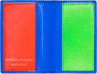 COMME des GARÇONS WALLETS Blue Super Fluo Group Card Holder