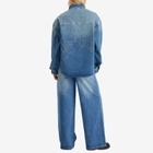House Of Sunny Women's Take a Trip Denim Shirt in Blue Wash