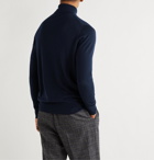 William Lockie - Slim-Fit Cashmere Rollneck Sweater - Blue