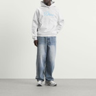 Dime Men's Cursive Paper Cut Hoodie in Ash