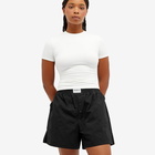 Adanola Women's Poplin Boxer Shorts in Black