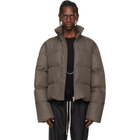 Rick Owens Moncler + Rick Owens Gray Cyclopic Down Jacket