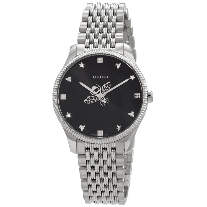 Photo: Gucci G-Timeless Quartz Black Dial Unisex Watch YA1264154