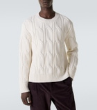 Eleventy Cable-knit wool sweater