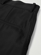Acne Studios - Wide-Leg Woven Suit Trousers - Black