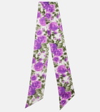 Chloé Chloé Bloom floral silk scarf