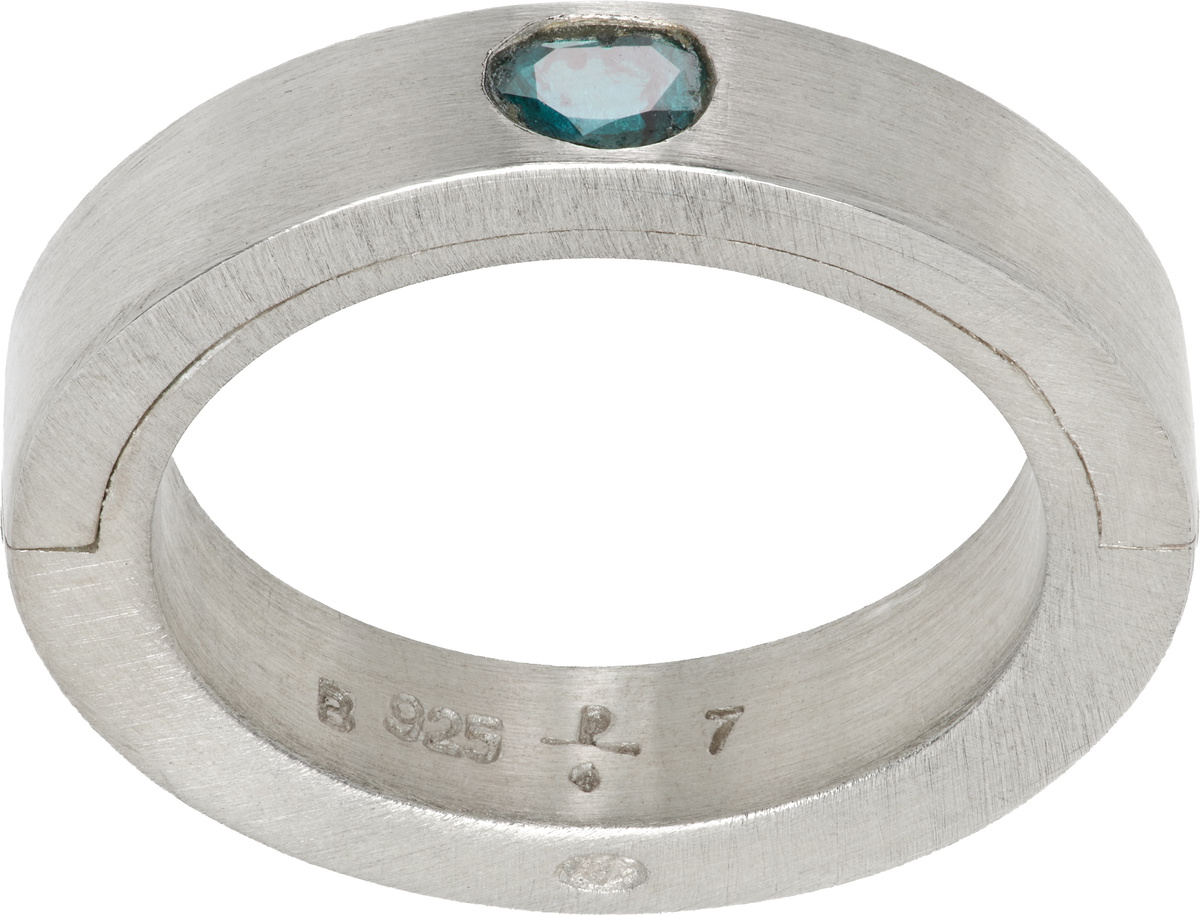 アクセサリー PARTS OF FOUR Sistema Ring Diamond Slab Sistema Ring (0.1 CT, Diamond Slab, 4mm, MA+DIA) – Parts of Four