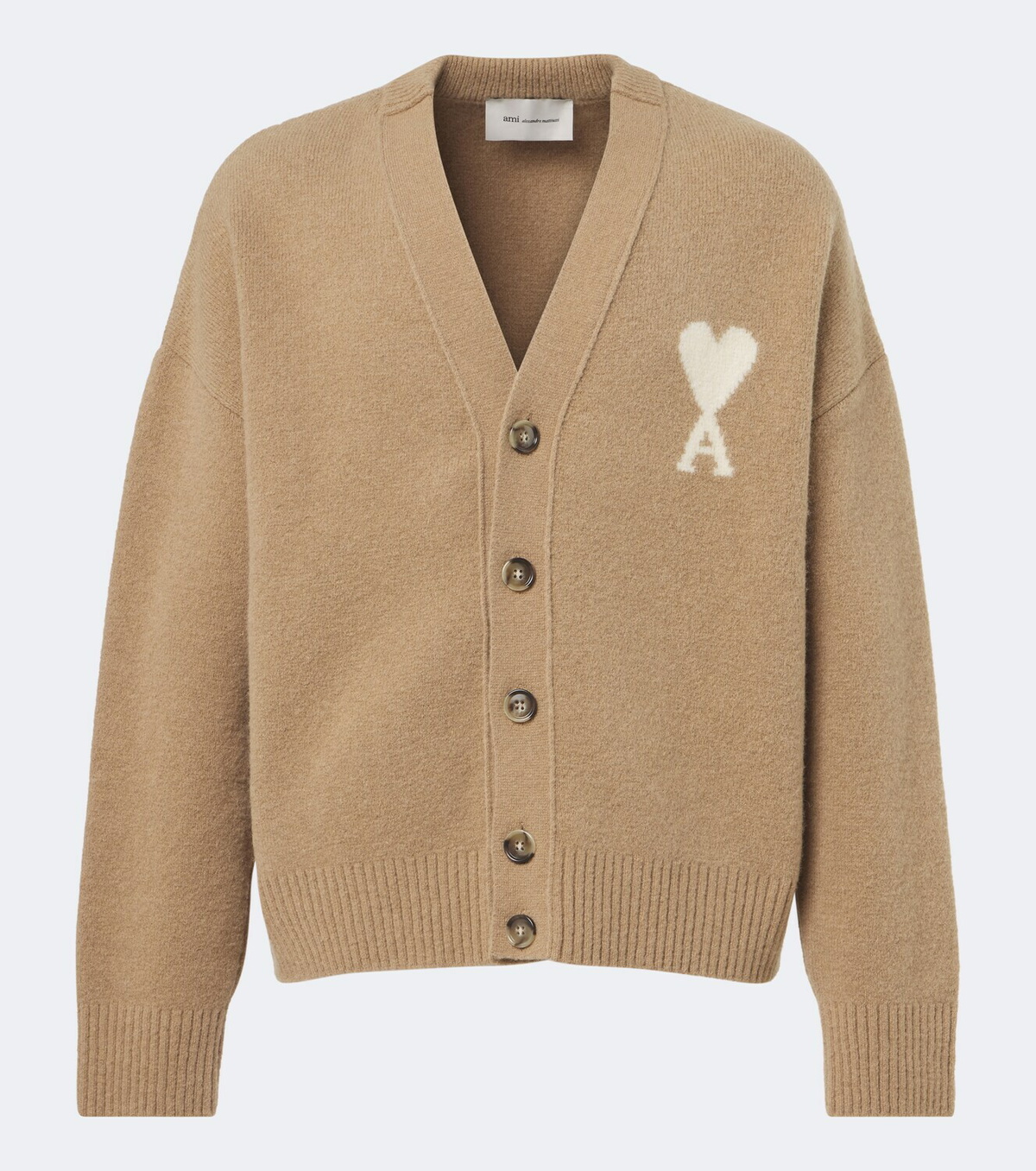 Ami Paris Ami de Cœur wool-blend cardigan