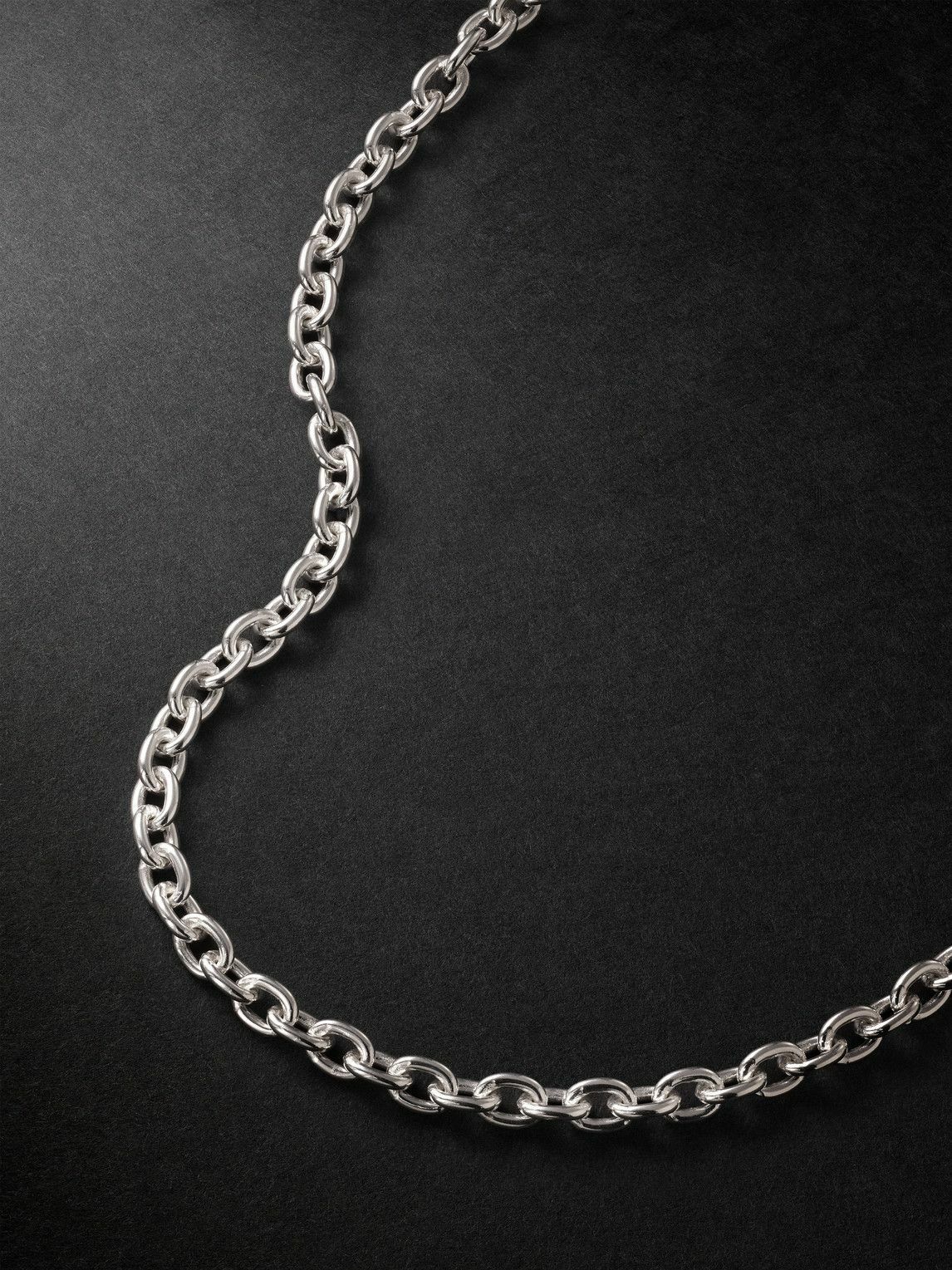 M. Cohen - Plaun Sterling Silver Chain Necklace