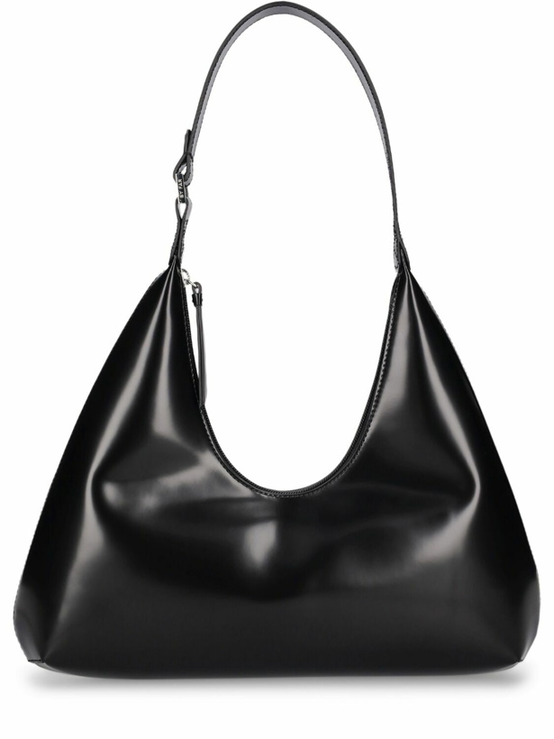 Photo: BY FAR - Amber Semi-patent Leather Shoulder Bag
