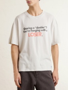 NAHMIAS - PSA Printed Cotton-Jersey T-Shirt - White