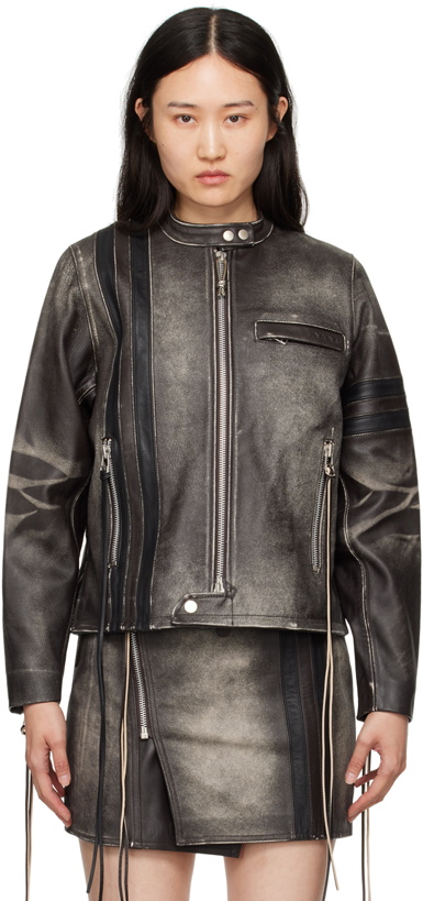 Photo: EYTYS SSENSE Exclusive Brown Damon Leather Jacket