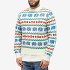 Howlin by Morrison Men's Howlin' Party In The Front Whale Knit in White