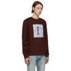 A.P.C. Red Logo Sweatshirt