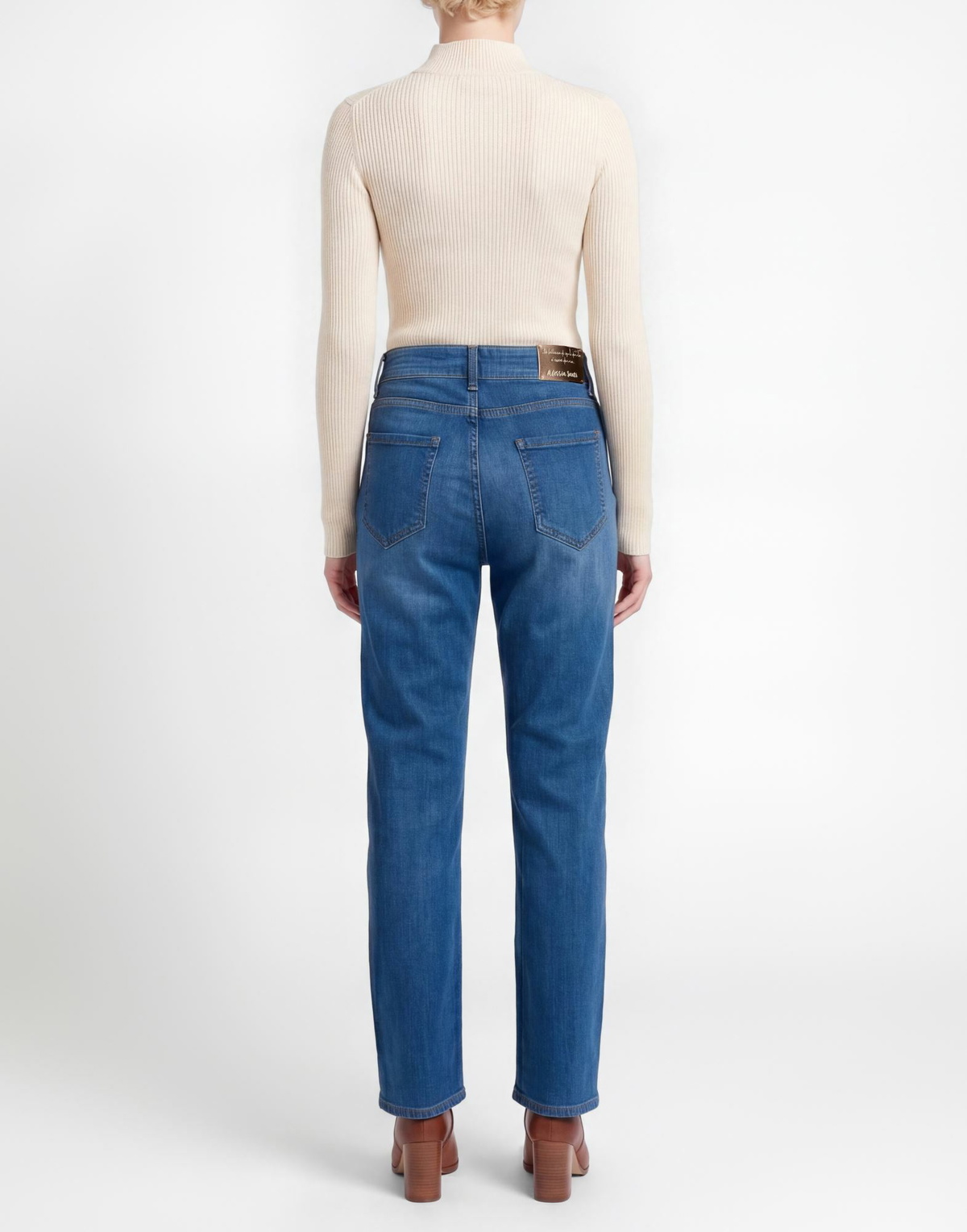 Alessia Santi Womens Jeans in Blue