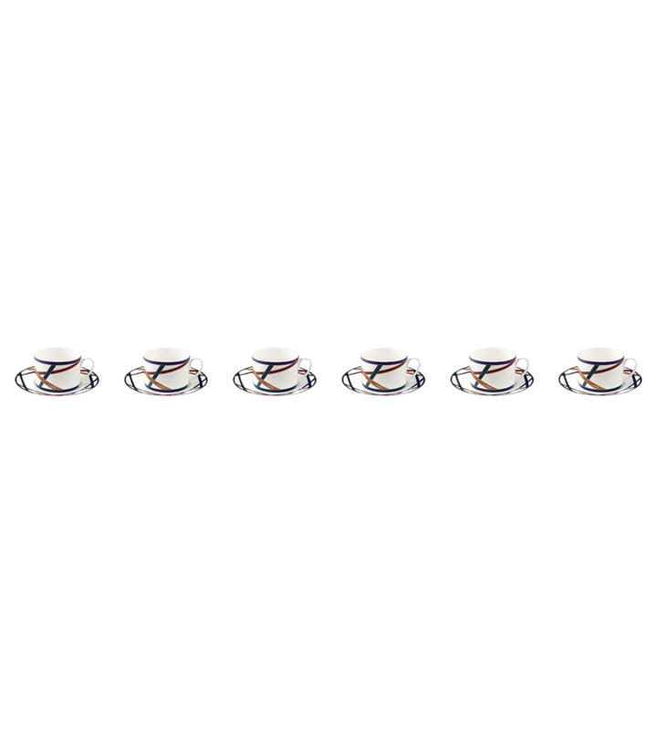 Photo: Missoni Nastri set of 6 teacups and saucers