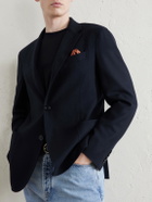 Zegna - Wool and Cashmere-Blend Twill Blazer - Black