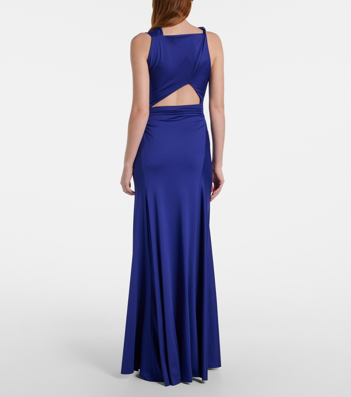 Victoria Beckham Asymmetric draped gown