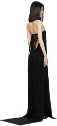 Ann Demeulemeester Black Aura X-Long Maxi Dress