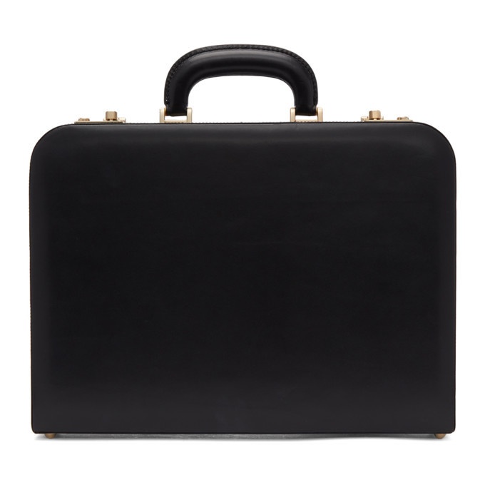 Photo: Brioni Black Leather Briefcase