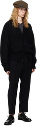 RAINMAKER KYOTO Black Oneside Raglan Sleeve Cardigan