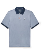 NIKE TENNIS - Slam Dri-FIT Piqué Tennis Polo Shirt - Blue
