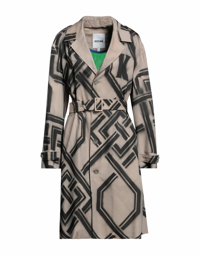Photo: Koché Womens Overcoat & Trench Coat Khaki