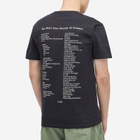 Boys Own Men's 1991 Playlist Print T Shirt in Black