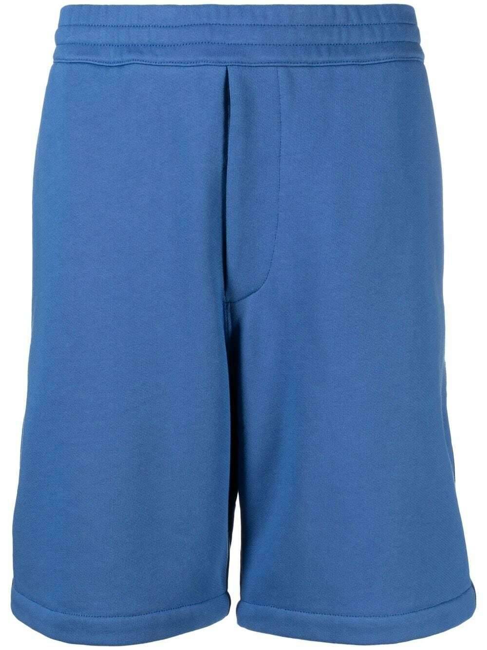 Alexander McQueen logo-tape jersey shorts