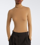 The Row Basile jersey turtleneck bodysuit