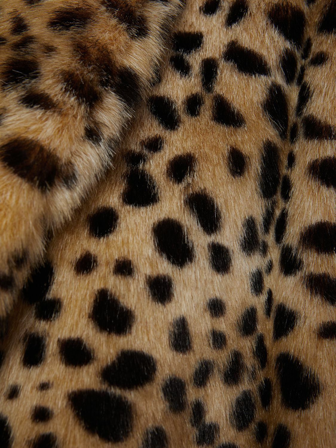DSQUARED2 - Leopard Print Faux Fur Midi Coat Dsquared2