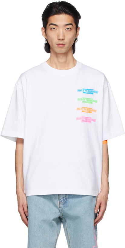 Photo: We11done White Multi Logo T-Shirt