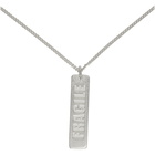 Maison Margiela Silver Fragile Necklace