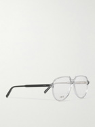 Dior Eyewear - InDior A1I Aviator-Style Acetate and Silver-Tone Optical Glasses