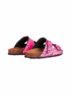 MC2 Saint Barth Woman Sandals With Pink Bandanna Print