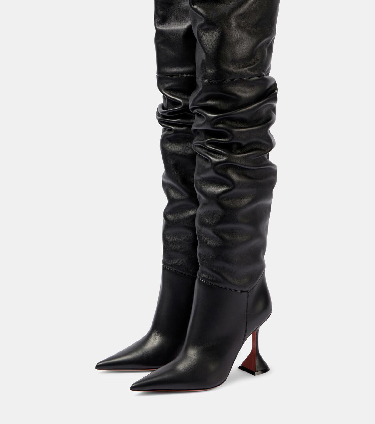 amina Olivia Thigh-high Boot Tanzanite | The Webster